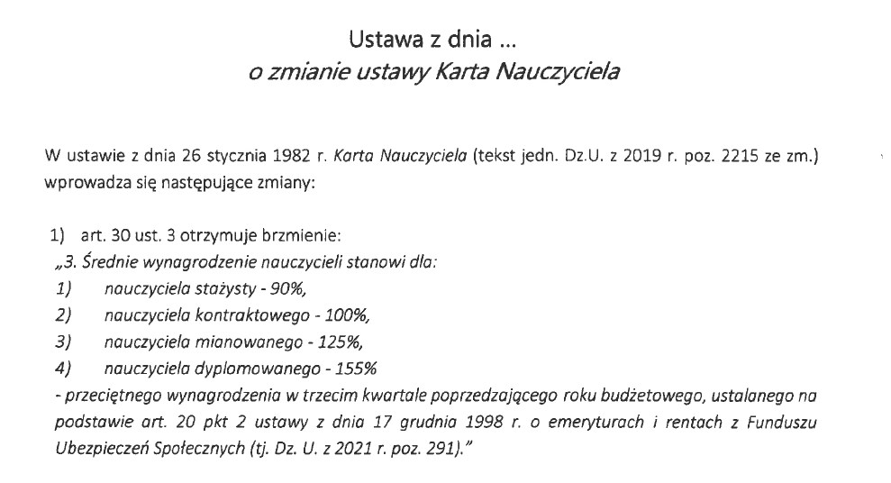 karta nauczyciela