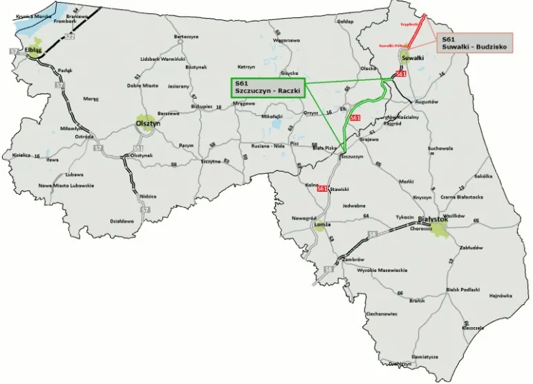 Budowa drogi S61 na odcinku Suwałki – Budzisko