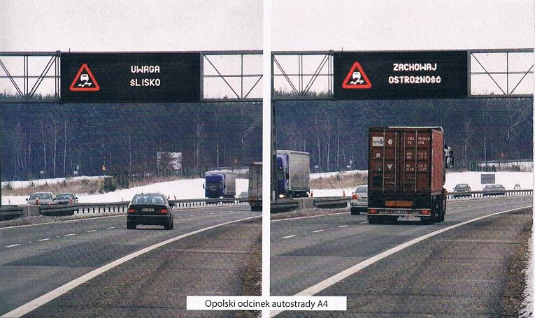 Znaki drogowe o zmiennej treści 
