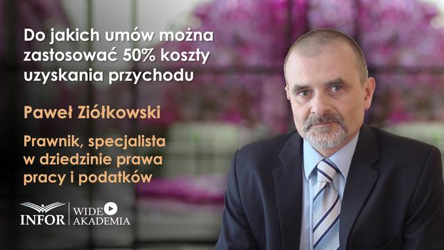 Do jakich umów można zastosować 50% koszty uzyskania przychodu