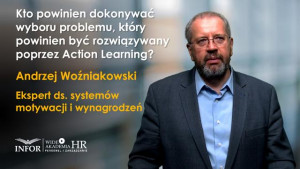 Kto dokonuje wyboru problemu do rozwiązania poprzez Action Learning?