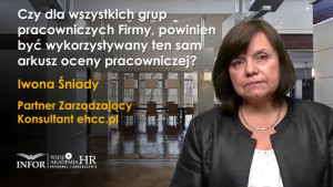 Czy dla wszystkich grup pracowniczych Firmy, powinien być wykorzystywany ten sam arkusz oceny pracowniczej?