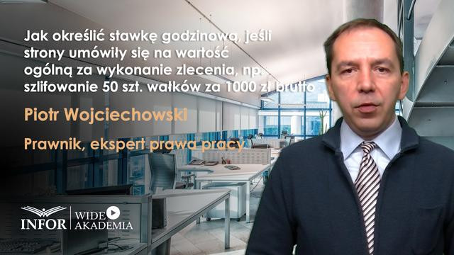 Jak określić stawkę godzinową, jeśli strony umówiły się na wartość ogólną za wykonanie zlecenia