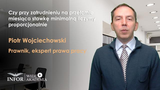 Czy przy zatrudnieniu na przełomie miesiąca stawkę minimalną liczymy proporcjonalnie