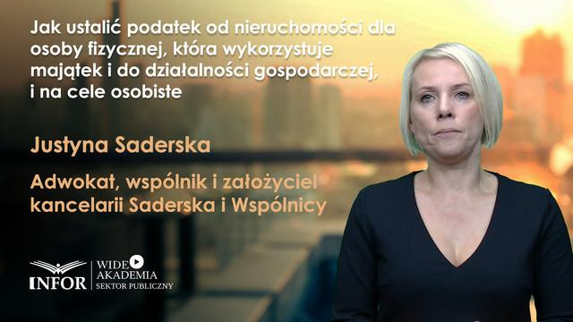 Jak ustalić podatek od nieruchomości dla osoby fizycznej, która wykorzystuje majątek i do działalności gospodarczej, i na cele osobiste