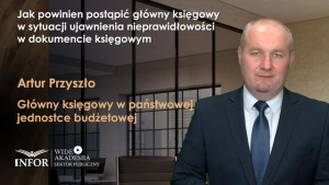 Jak powinien postąpić główny księgowy w sytuacji ujawnienia nieprawidłowości w dokumencie księgowym