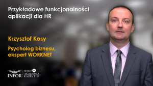 Przykładowe funkcjonalności aplikacji dla HR