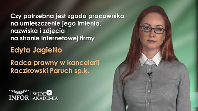 Czy potrzebna jest zgoda pracownika na umieszczenie jego imienia, nazwiska i zdjęcia na stronie internetowej firmy