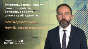 Świadectwo pracy, łączny okres zatrudnienia, powództwo sądowe, umowy cywilnoprawne