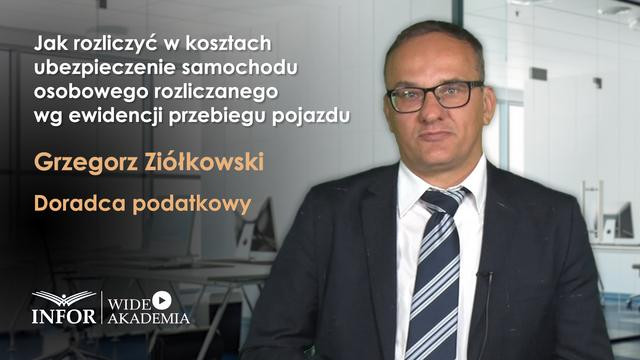 Jak rozliczyć w kosztach ubezpieczenie samochodu osobowego rozliczanego wg ewidencji przebiegu pojazdu