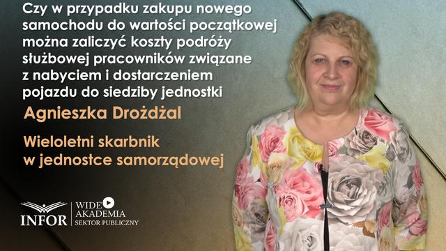 Czy w przypadku zakupu nowego samochodu do wartości początkowej można zaliczyć koszty podróży służbowej pracowników