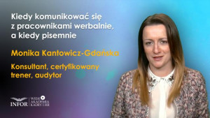 Kiedy komunikować się z pracownikami werbalnie, a kiedy pisemnie