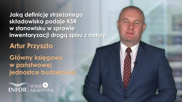 Jaką definicję strzeżonego składowiska podaje Komitet Standardów Rachunkowości w stanowisku w sprawie inwentaryzacji drogą spisu z natury