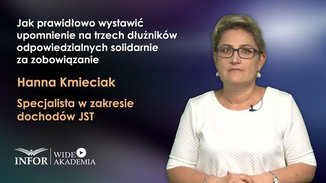 Jak prawidłowo wystawić upomnienie na trzech dłużników odpowiedzialnych solidarnie za zobowiązanie