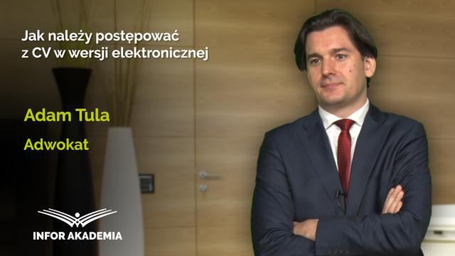 Jak należy postępować z CV w wersji elektronicznej