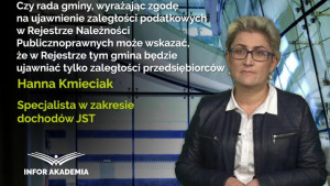 Czy rada gminy, wyrażając zgodę na ujawnienie zaległości podatkowych w Rejestrze Należności Publicznoprawnych może wskazać, że w Rejestrze tym gmina będzie ujawniać tylko zaległości przedsiębiorców