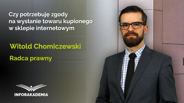 Czy potrzebuję zgody na wysłanie towaru kupionego w sklepie internetowym