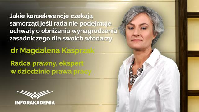 Konsekwencje za niepodjęcie uchwały o obniżeniu wynagrodzenia zasadniczego dla władz JST