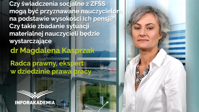 Czy świadczenia socjalne z ZFŚS mogą być przyznawane nauczycielom na podstawie wysokości ich pensji