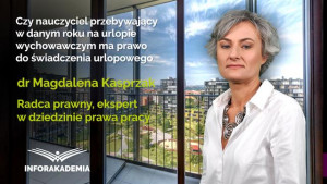 Czy nauczyciel przebywający w danym roku na urlopie wychowawczym ma prawo do świadczenia urlopowego