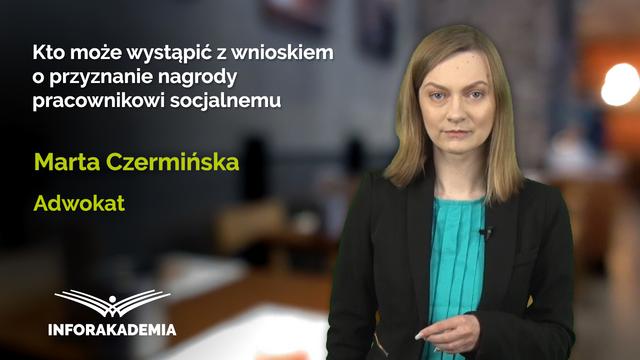 Kto może wystąpić z wnioskiem o przyznanie nagrody pracownikowi socjalnemu