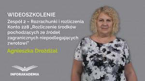 Konto 228 Rozliczenie środków pochodzących ze źródeł zagranicznych niepodlegających zwrotowi