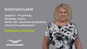 Konto 700 Sprzedaż produktów i koszt ich wytworzenia