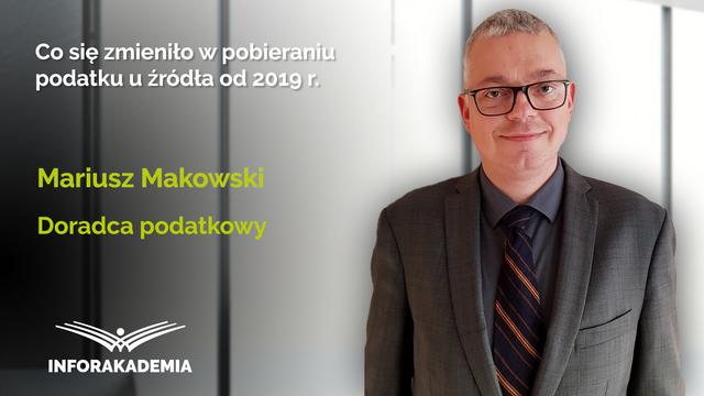 Co się zmieniło w pobieraniu podatku u źródła od 2019 r.