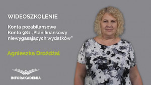 Konto 981 Plan finansowy niewygasających wydatków