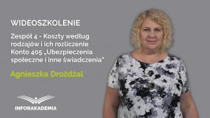 Konto 405  Ubezpieczenia społeczne i inne świadczenia