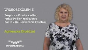 Konto 490  Rozliczenie kosztów