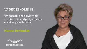 Wygaszanie zobowiązania – zaliczenie nadpłaty z tytułu opłat za przedszkole