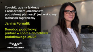 Co robić, gdy na fakturze z oznaczeniem „mechanizm podzielonej płatności”  jest wskazany rachunek zagraniczny