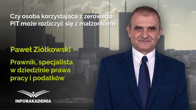 Czy osoba korzystająca z zerowego PIT może rozliczyć się z małżonkiem