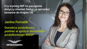 Czy wymóg NIP na paragonie dotyczy również faktur za sprzedaż towarów do krajów UE