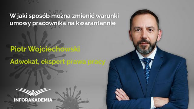 W jaki sposób można zmienić warunki umowy pracownika na kwarantannie