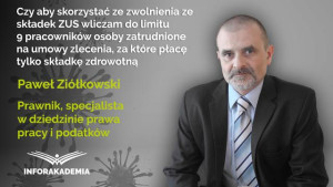 Czy aby skorzystać ze zwolnienia ze składek ZUS wliczam do limitu 9 pracowników osoby zatrudnione na umowy zlecenia, za które płacę tylko składkę zdrowotną