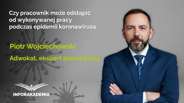 Czy pracownik może odstąpić od wykonywanej pracy podczas epidemii koronawirusa