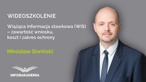 Wiążąca informacja stawkowa (WIS) – zawartość wniosku, koszt i zakres ochrony