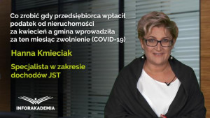 Co zrobić gdy przedsiębiorca wpłacił podatek od nieruchomości za kwiecień a gmina wprowadziła za ten miesiąc zwolnienie (COVID-19)?