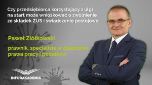 Czy przedsiębiorca korzystający z ulgi na start może wnioskować o zwolnienie ze składek ZUS i świadczenie postojowe