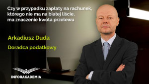 Czy w przypadku zapłaty na rachunek, którego nie ma na białej liście, ma znaczenie kwota przelewu