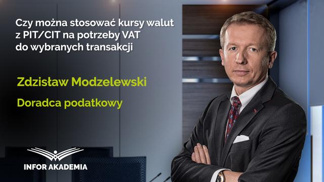 Czy można stosować kursy walut z PIT/CIT na potrzeby VAT do wybranych transakcji