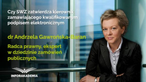 Czy SWZ zatwierdza kierownik zamawiającego kwalifikowanym podpisem elektronicznym