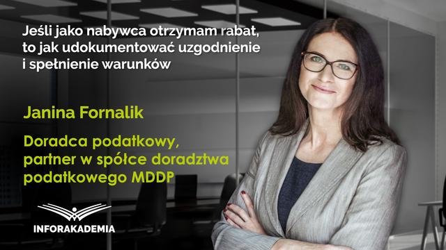 Jeśli jako nabywca otrzymam rabat, to jak udokumentować uzgodnienie i spełnienie warunków