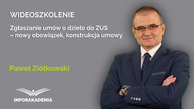 Zgłaszanie umów o dzieło do ZUS