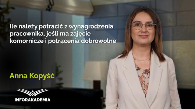 Ile należy potrącić z wynagrodzenia pracownika, jeśli ma zajęcie komornicze i potrącenia dobrowolne