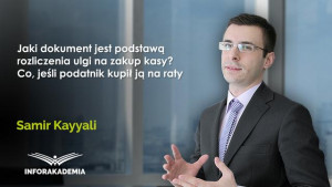 Jaki dokument jest podstawą rozliczenia ulgi na zakup kasy? Co, jeśli podatnik kupił ją na raty