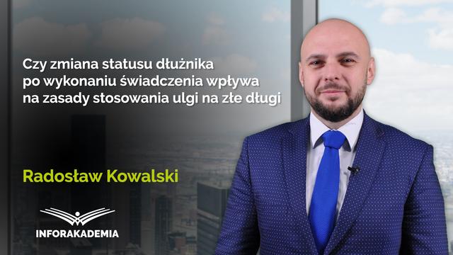 Czy zmiana statusu dłużnika po wykonaniu świadczenia wpływa na zasady stosowania ulgi na złe długi