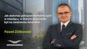 Jak dokonać potrąceń komorniczych w miesiącu, w którym pracownik był na zwolnieniu lekarskim